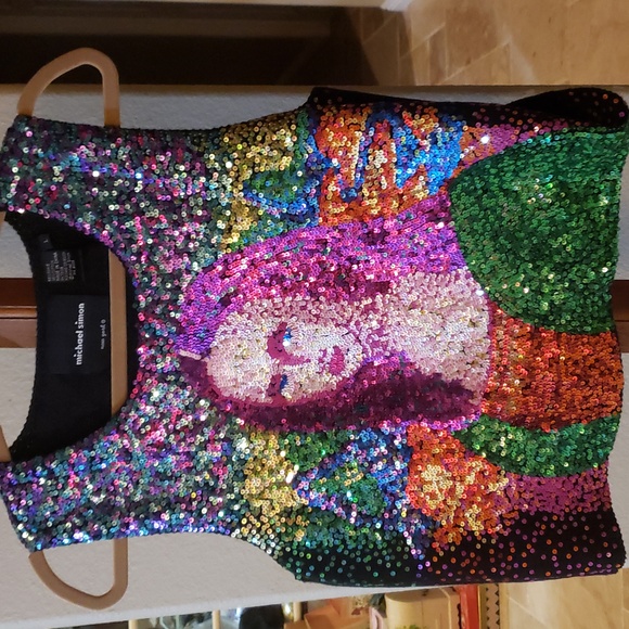 Michael Simon L RARE Mona Lisa Da Vinci Vest - Picture 6 of 10